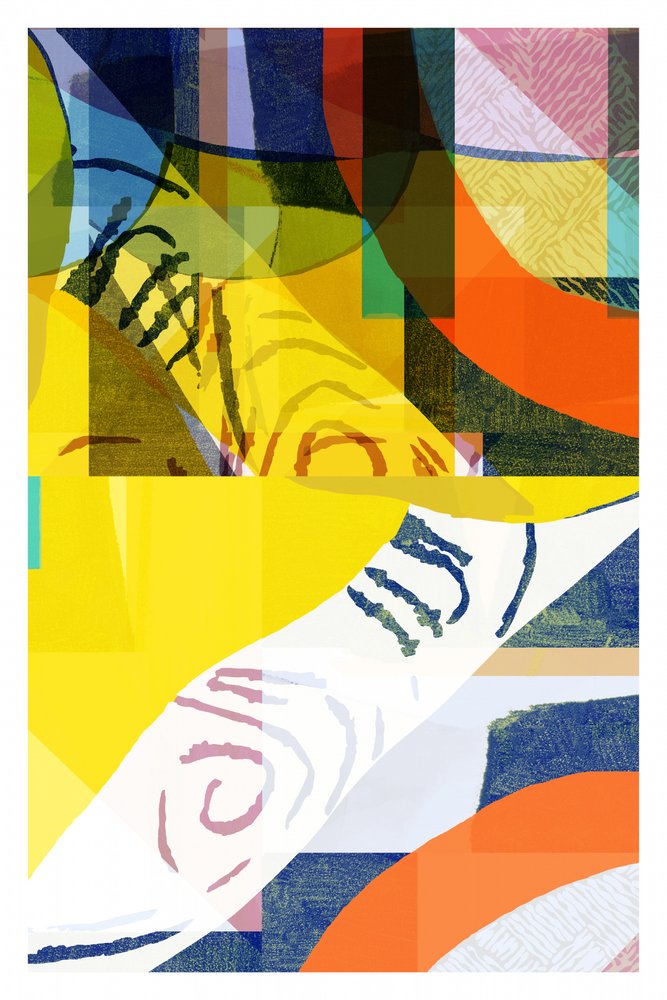 Vibrant Abstract Shapes by cartissi