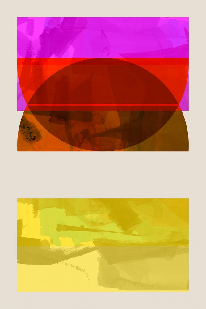 Vibrant Geometric Abstract by cartissi