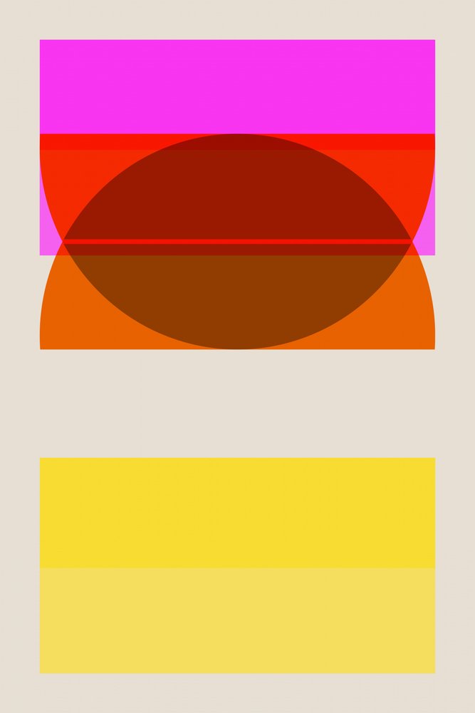 Vibrant Geometric Layers by cartissi