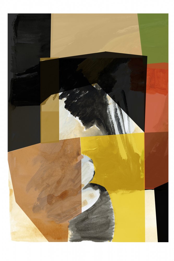 Warm Abstract Shapes by cartissi