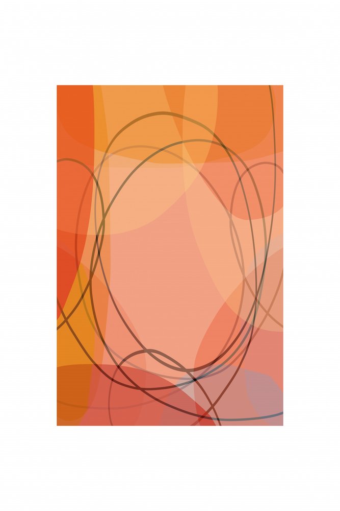 Warm Abstract Shapes by cartissi