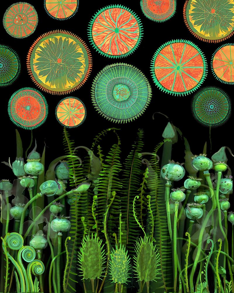 Fantasy Botanical Patterns by giovanna nicolo