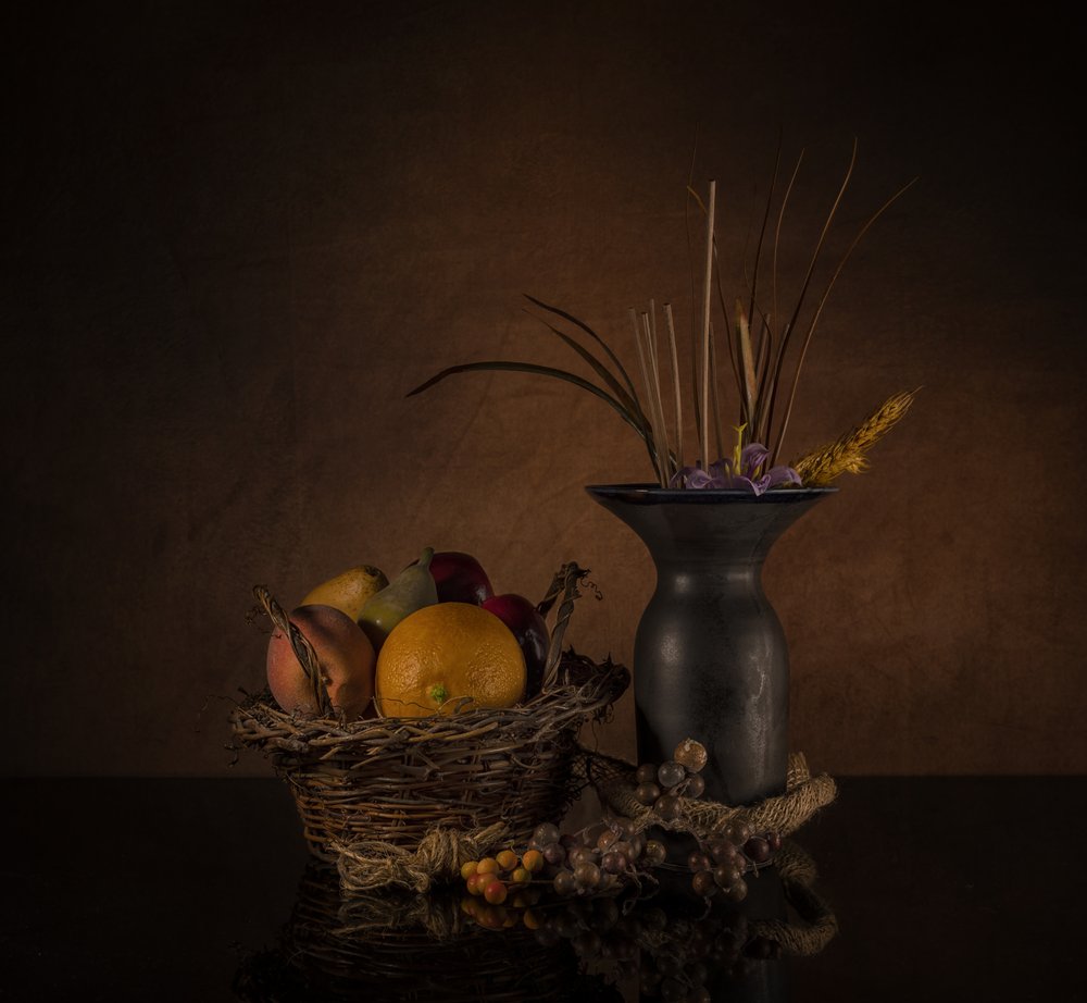 Abundant Rustic Still Life by larryliu