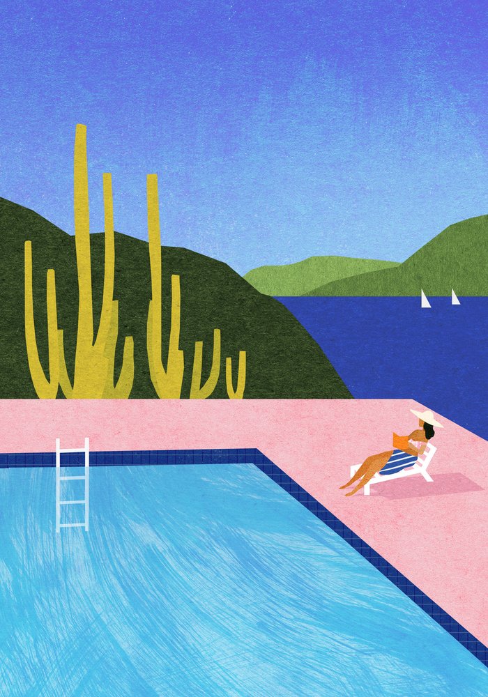 Poolside Ocean View by longwayhome