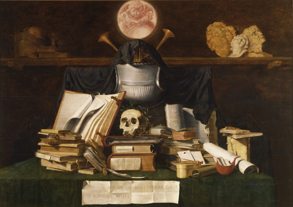 Vanitas Still Life by Jacques de