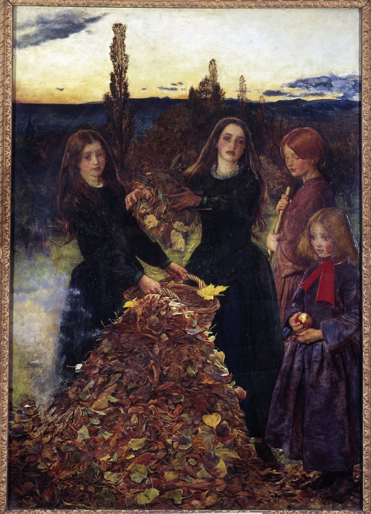 Autumn Leaves Painting by John Everett Millais (1829-1896)