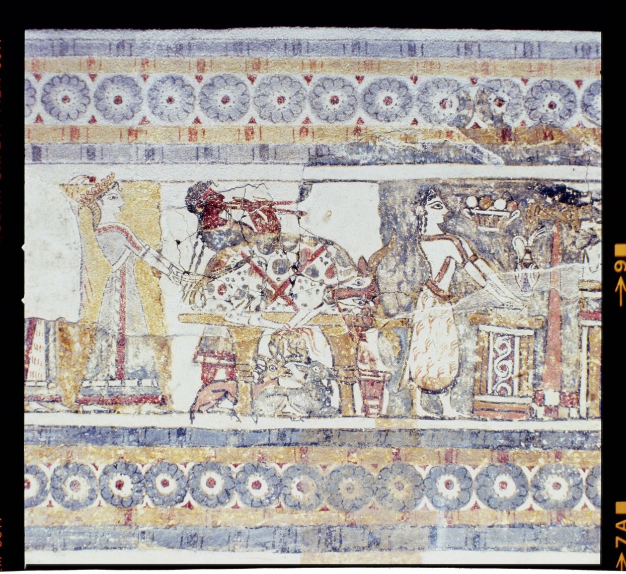Animal Sacrifice, from the Agia Triada Sarcophagus, Minoan, c.1400 BC by Unknown