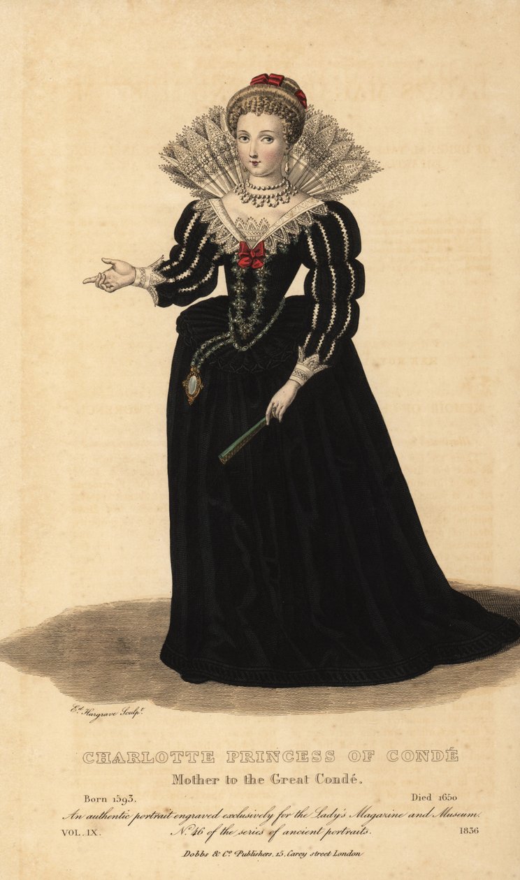 Charlotte Marguerite de Montmorency, Princess of Conde, Mother to the Great Conde by Unknown