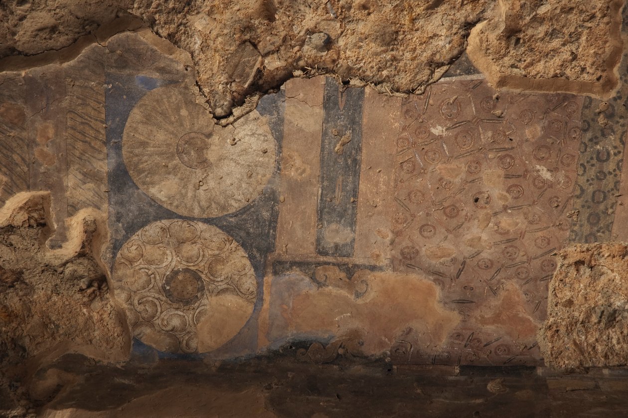 Details of a Fresco in a Chamber Adjacent to the Niche of the Small Buddha by Unknown