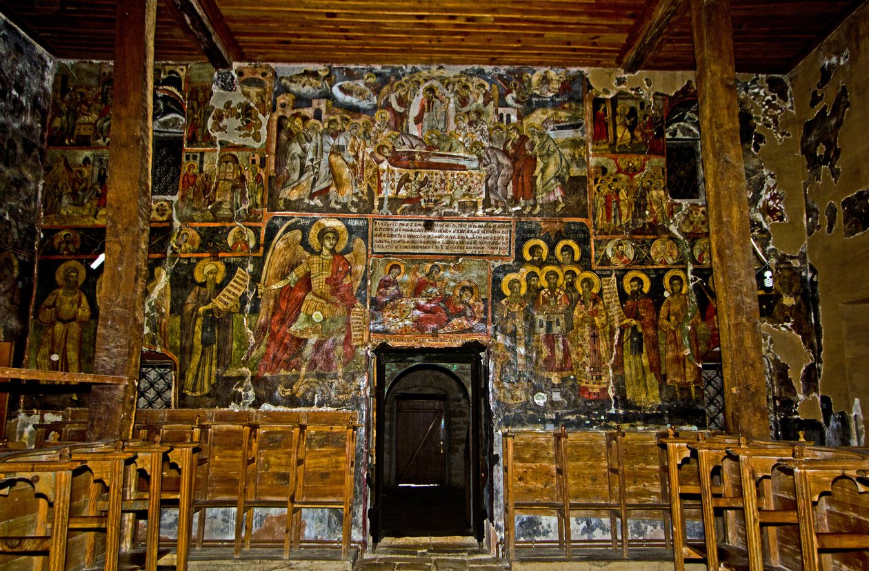 Frescoes in the Church of St Mary, Ardenica Monastery, Albania by Unknown