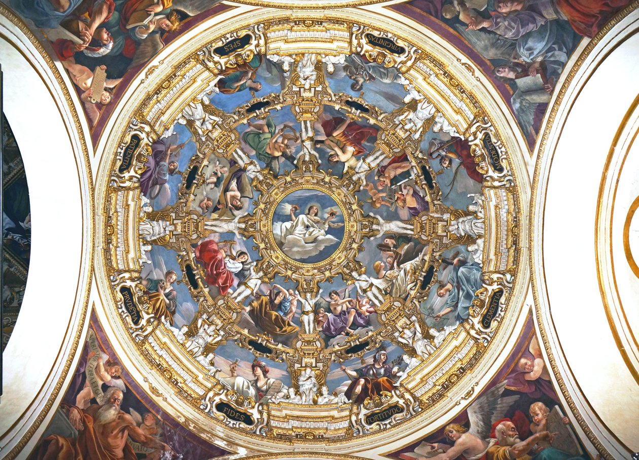 Interior of the Madonna della Ghiara, Reggio Emilia, Italy by Unknown