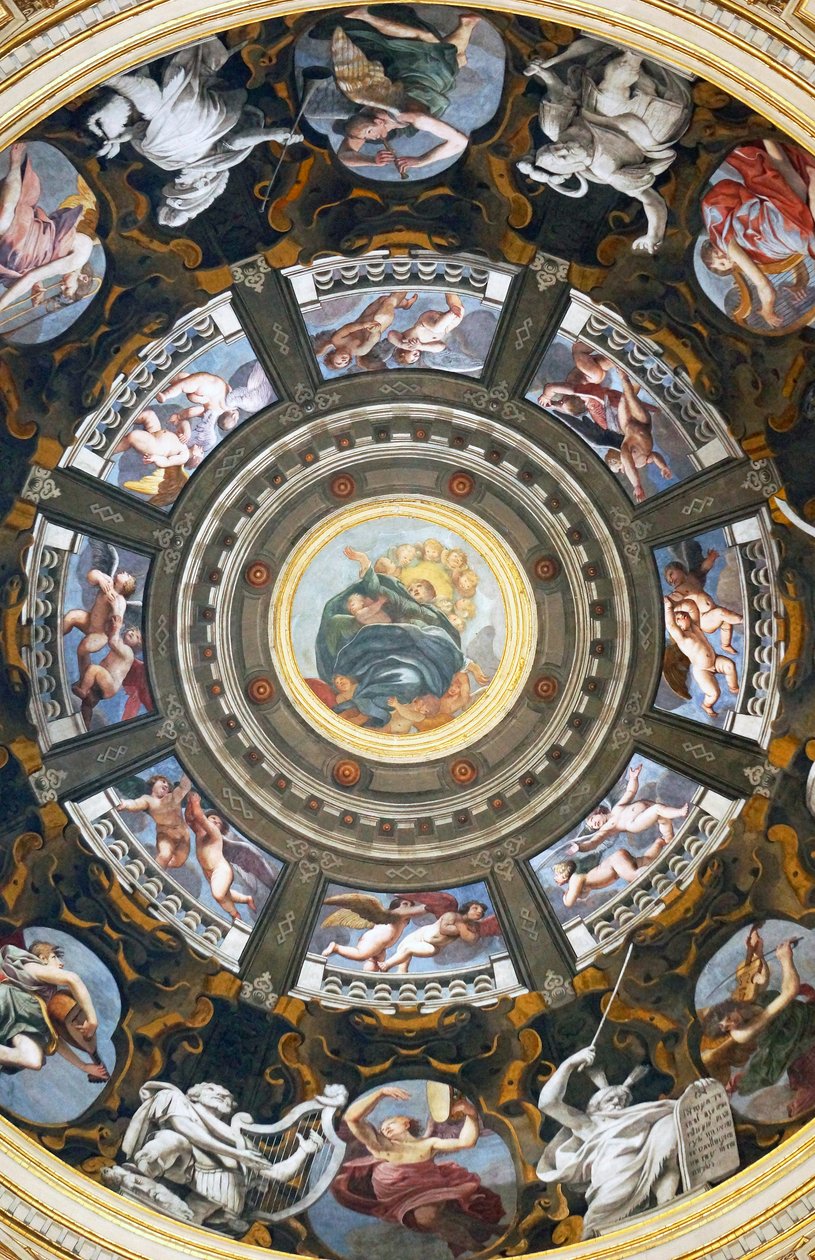 Interior of the Madonna della Ghiara, Reggio Emilia, Italy by Unknown