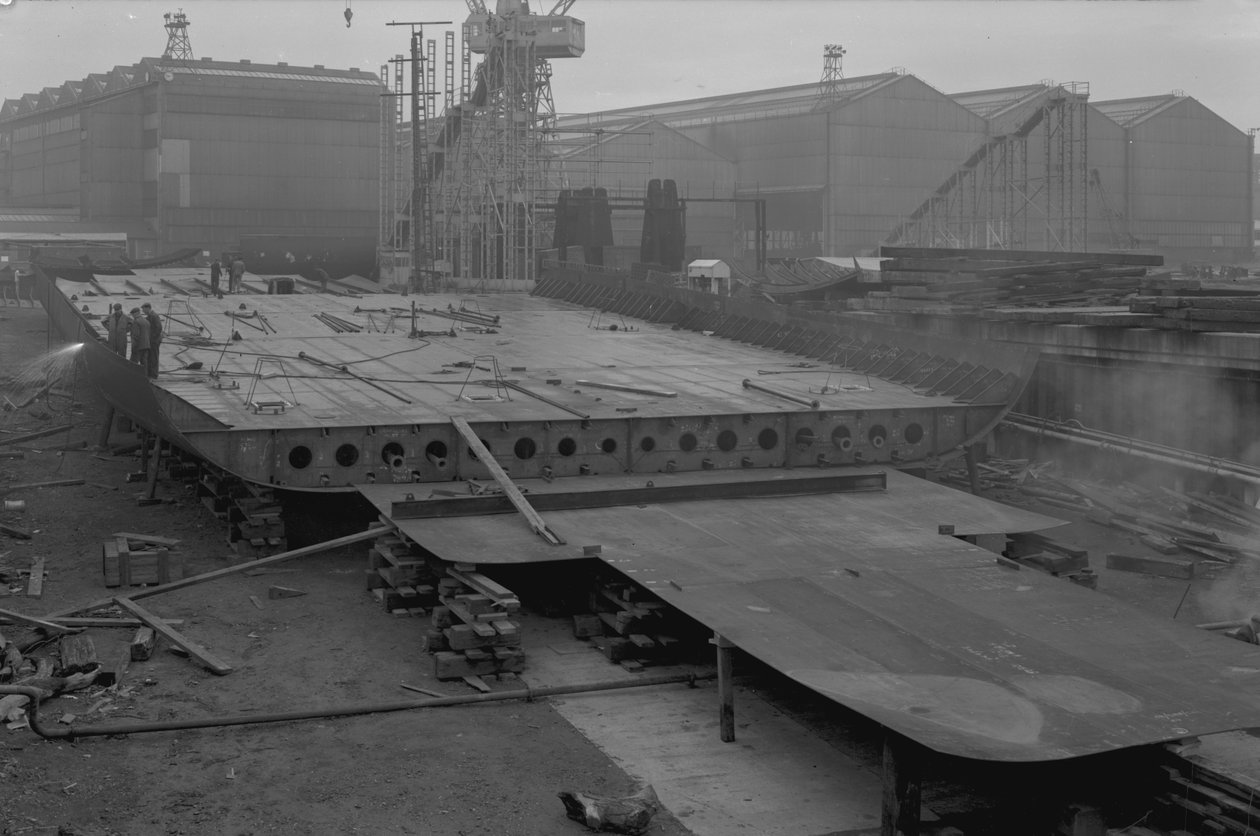 View of the Double Bottoms of Nicola, the First SD14, at Southwick Shipyard, Sunderland, 16 October 1967 by Unbekannt Unbekannt