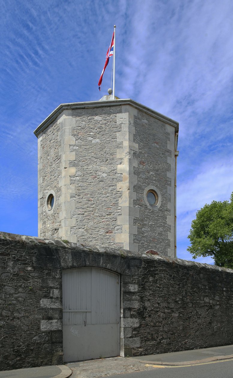 Water Tower beside the surrounding perimeter wall of the former Royal Naval Hospital, Plymouth by Unbekannt Unbekannt