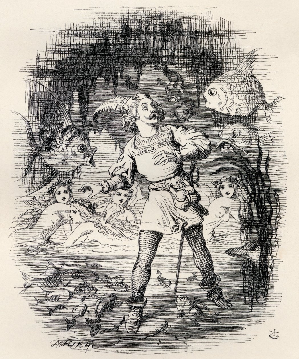 Illustration by J. Tenniel from the poem 
