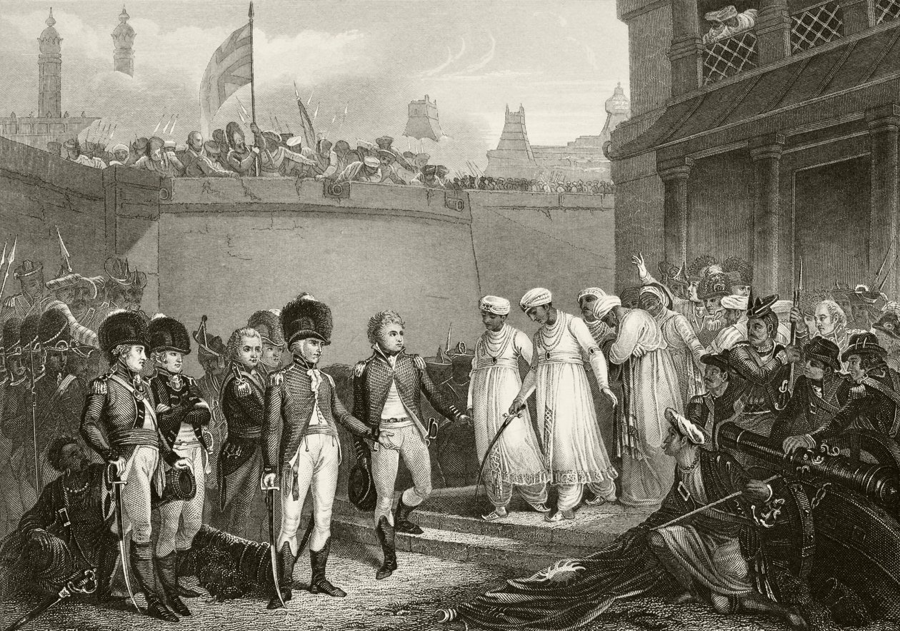 Surrender of the Two Sons of Tippoo Sultan During the Siege of Seringapatam in the Third Anglo-Mysore War, from 