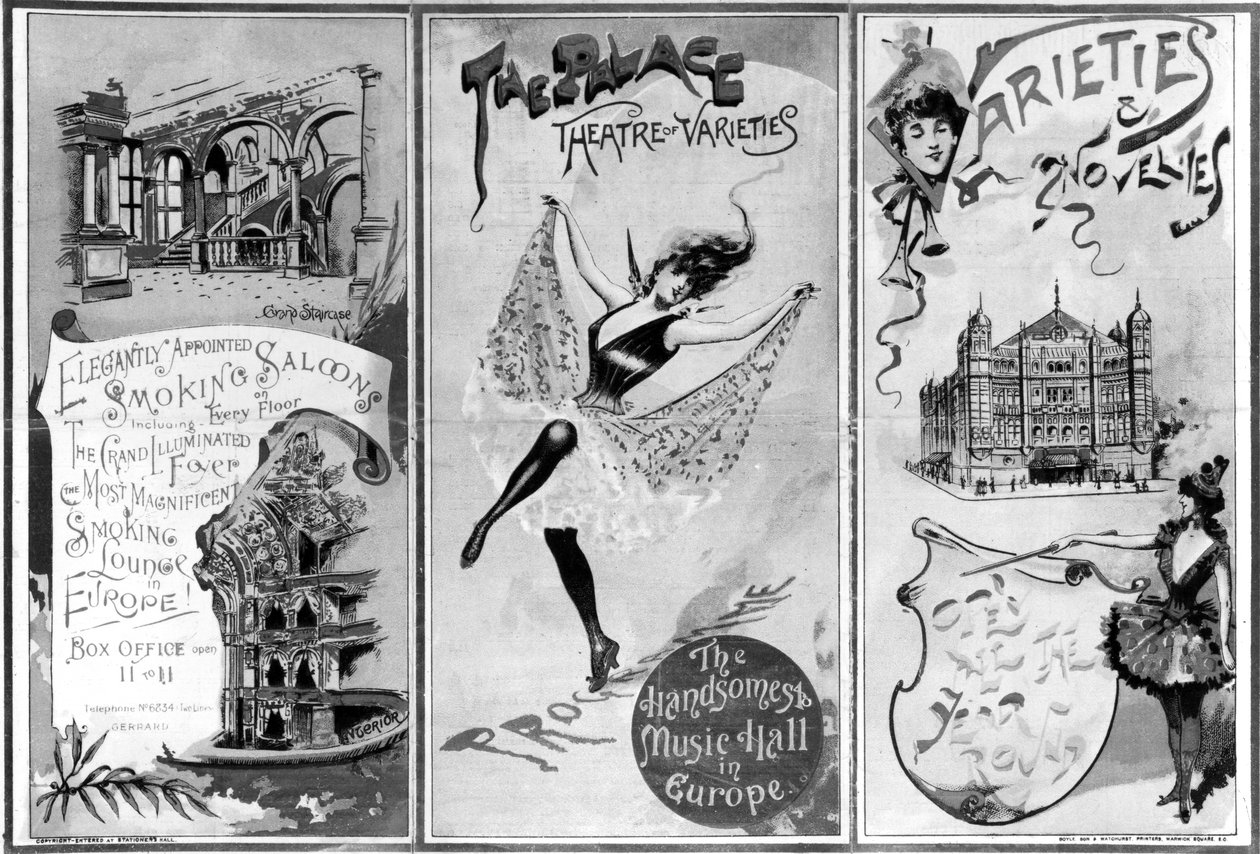 The Palace Theatre of Varieties, c.1893 by English School