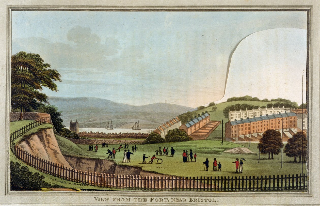 View from the Fort, near Bristol, from 