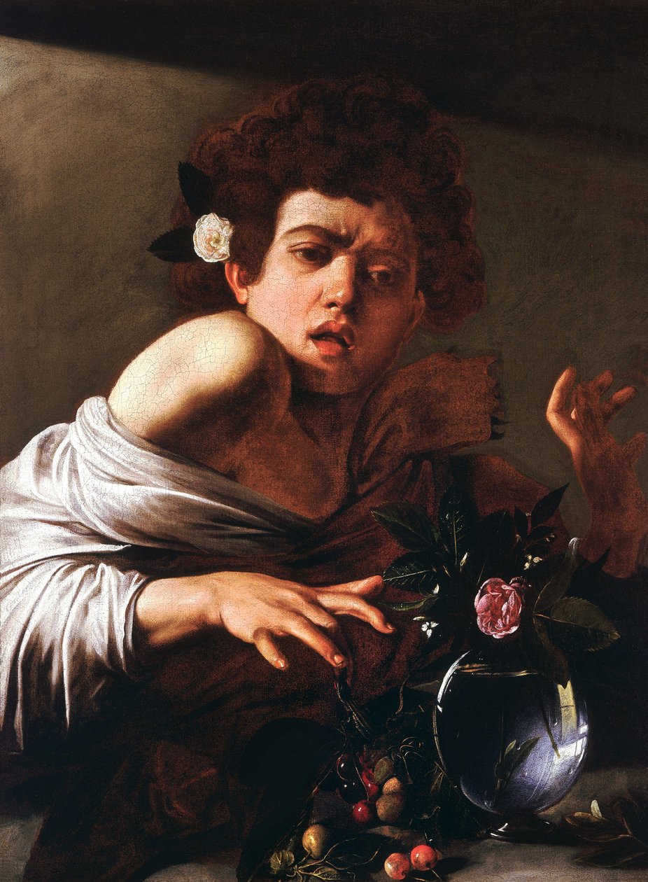 Boy Bitten by a Lizard by Michelangelo Merisi Caravaggio
