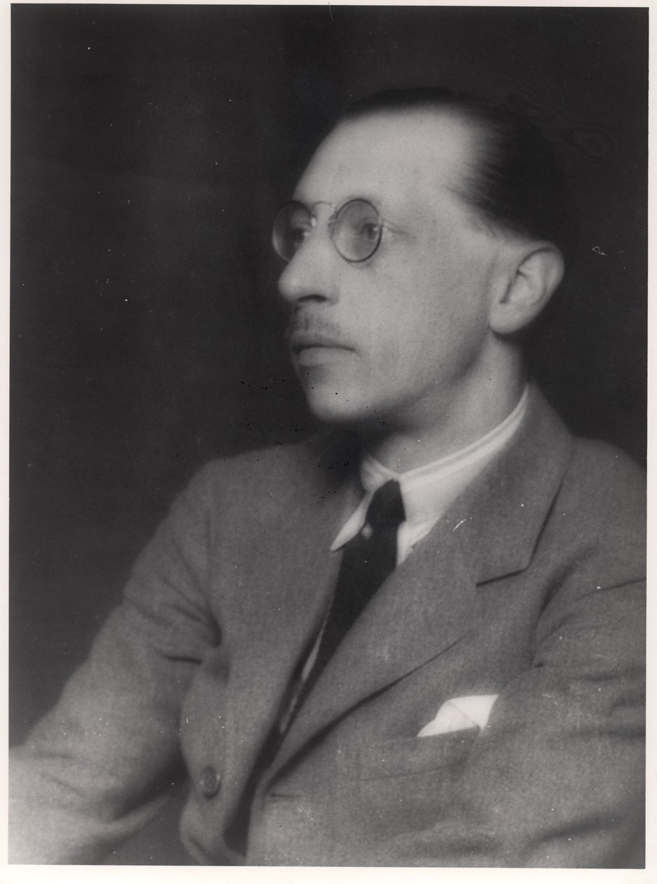 Igor Stravinsky by French Photographer