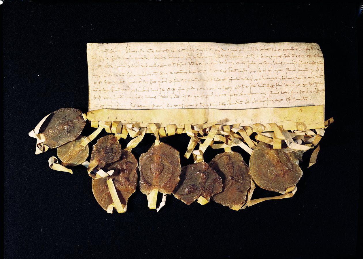 Letter from the Prelates and Barons of the King Promising Louis VIII (1187-1226) that They Will Recognise His Son, Louis of France, as King After His Death, 3rd November 1226 by French School