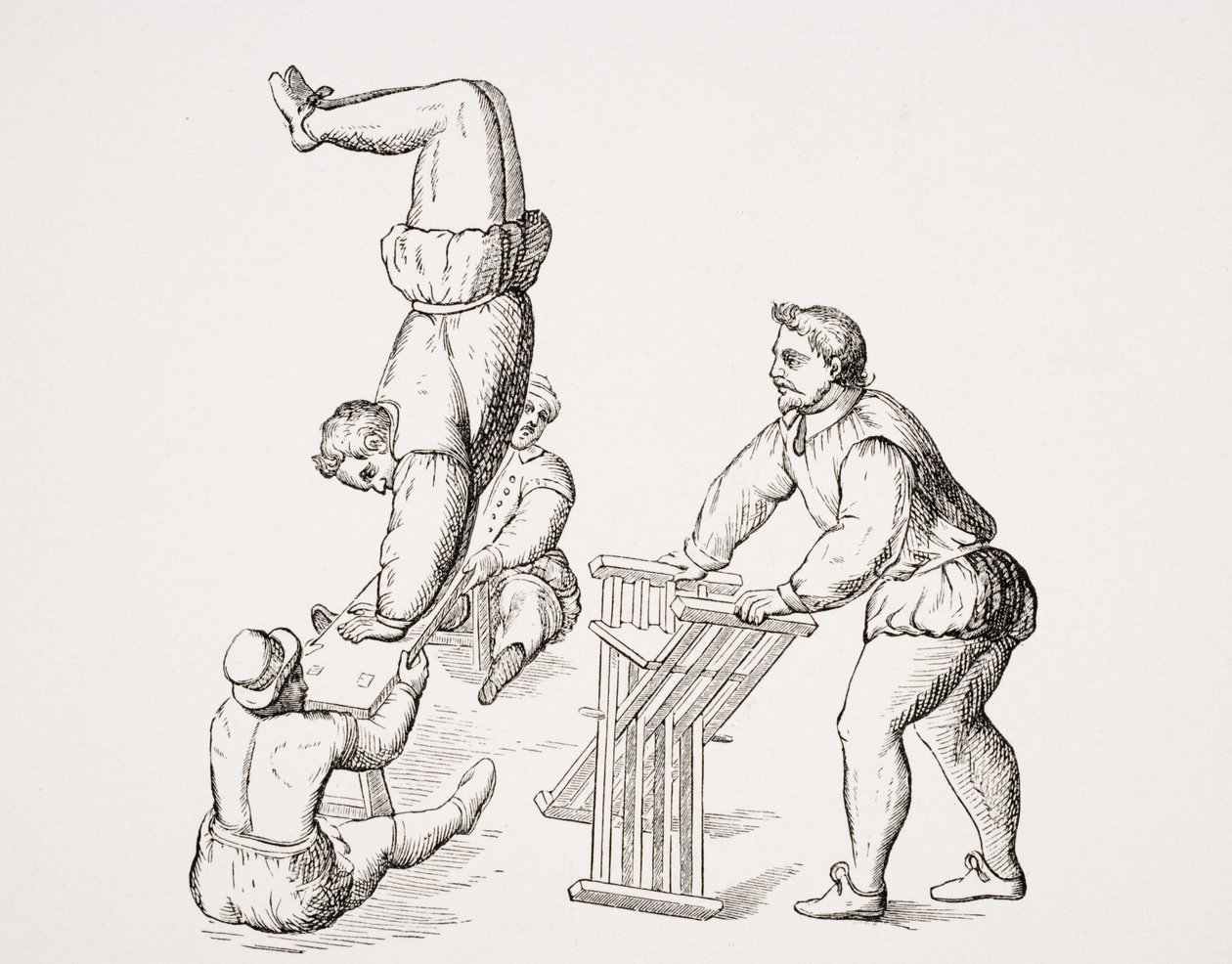 Somersaults, Illustration from a Facsimile of 