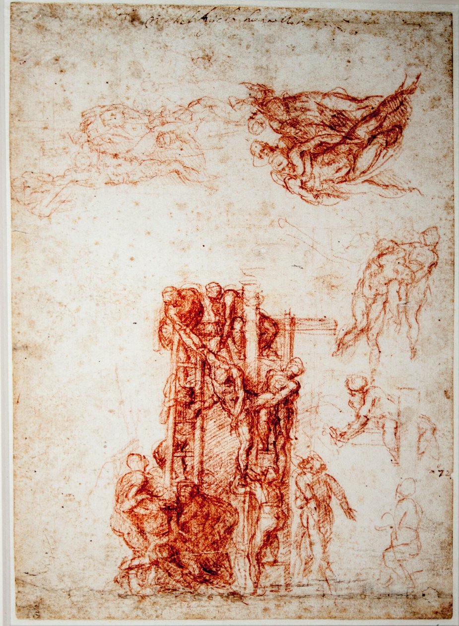 Studies for a Deposition from the Cross by Michelangelo Buonarroti