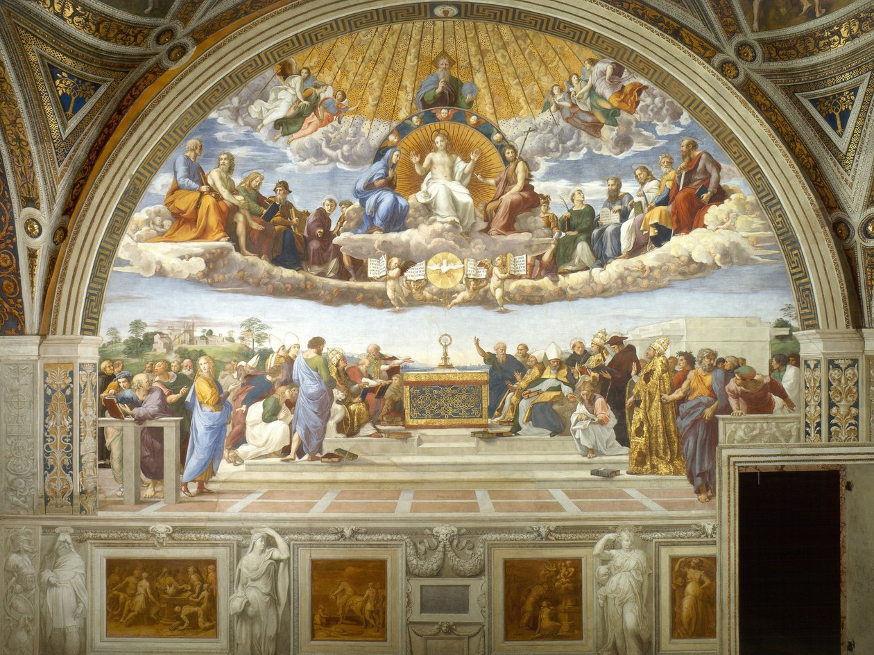 Dispute of the Sacrament by Raffaello Sanzio Raphael