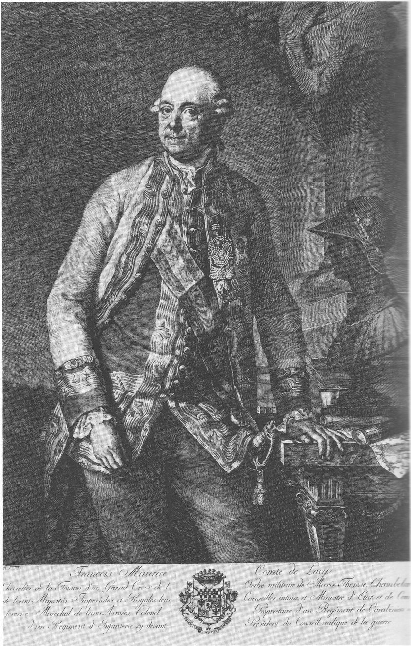 Copper Etching of Count Franz Moritz von Lacy by  Unknown