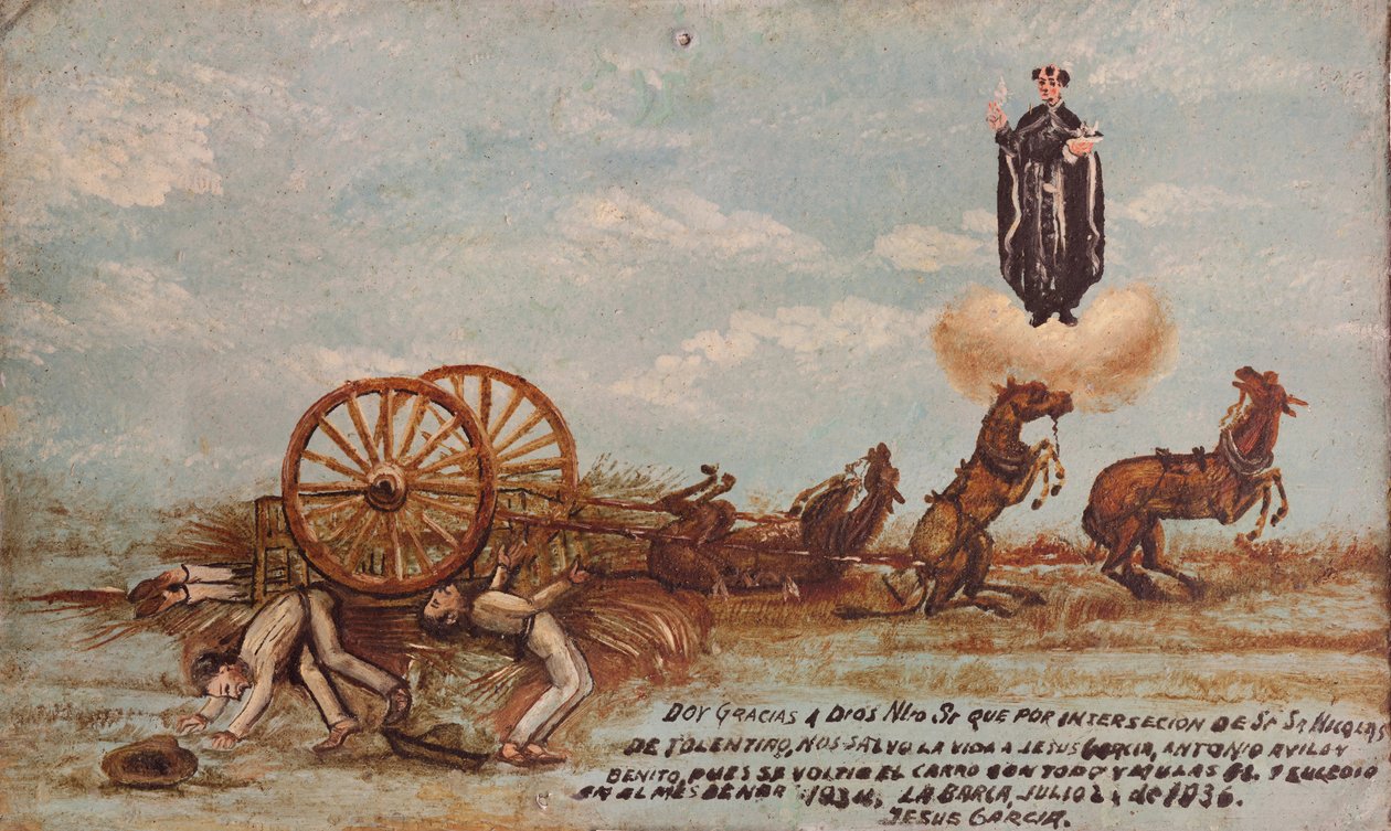 Votive Offering Dedicated to San Nicolás de Tolentino by Unknown
