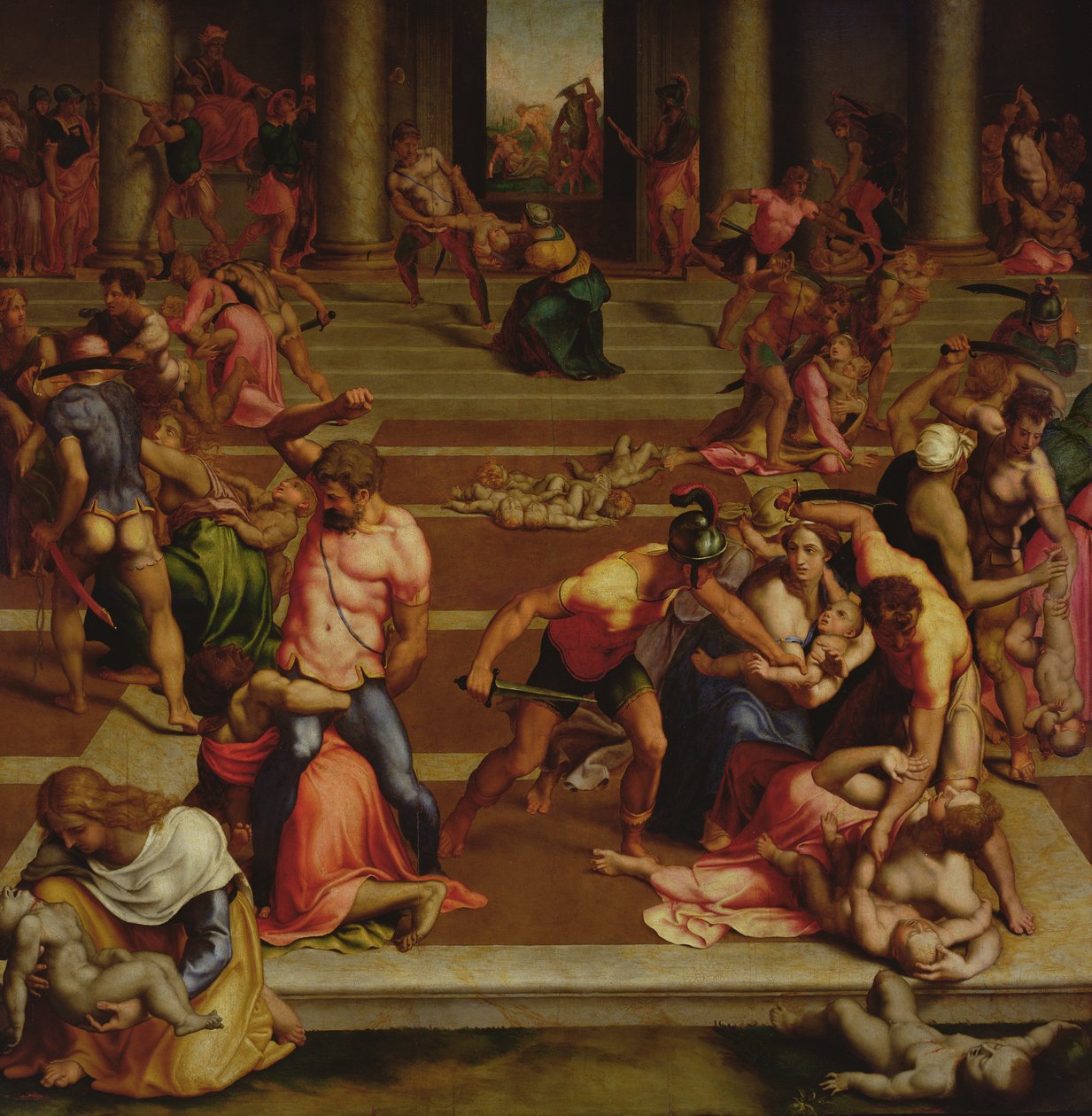 Massacre of the Innocents by (1509 66) Daniele da Volterra