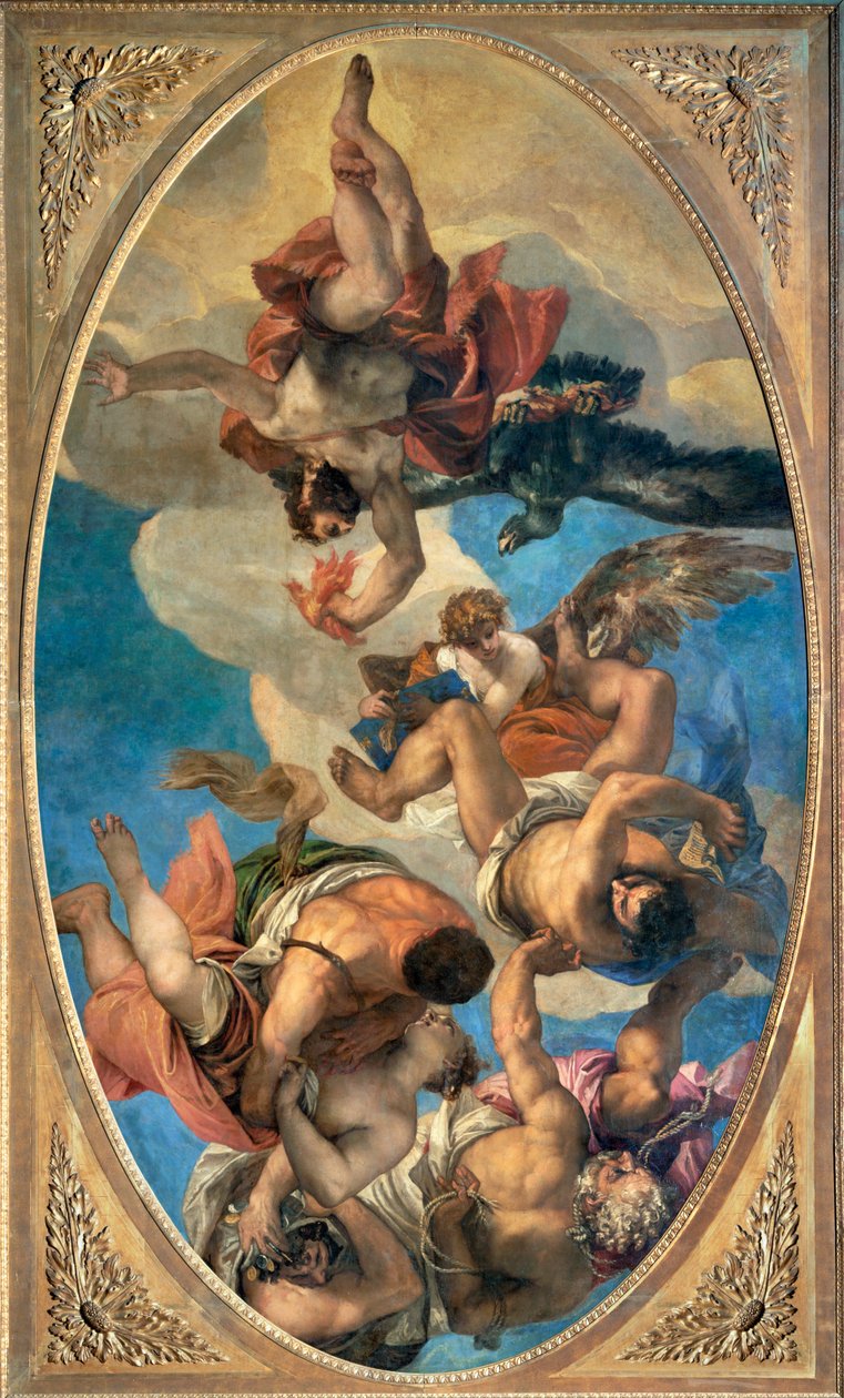 Jupiter Punishing the Vices by (1528 88) Veronese