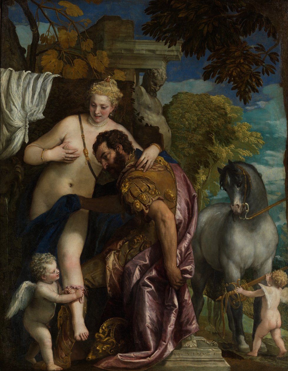 Mars and Venus United by Love, c.1570 by Veronese