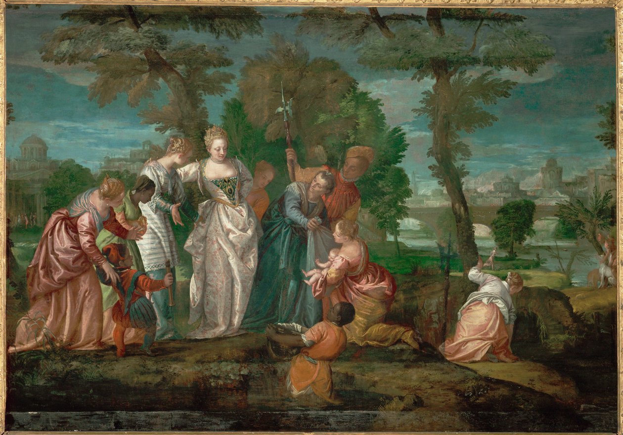 Moses Saved from the Waters by (1528-88) Veronese