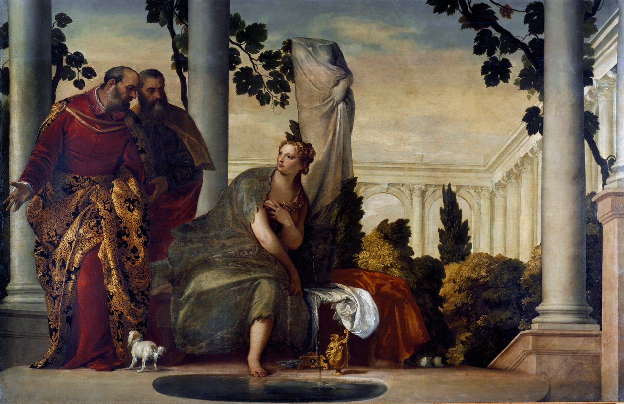 Suzanne and the old men by Veronese