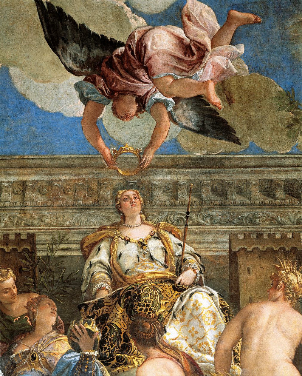 The Apotheosis of Venice by Paolo Veronese (detail) by (1528 88) Veronese