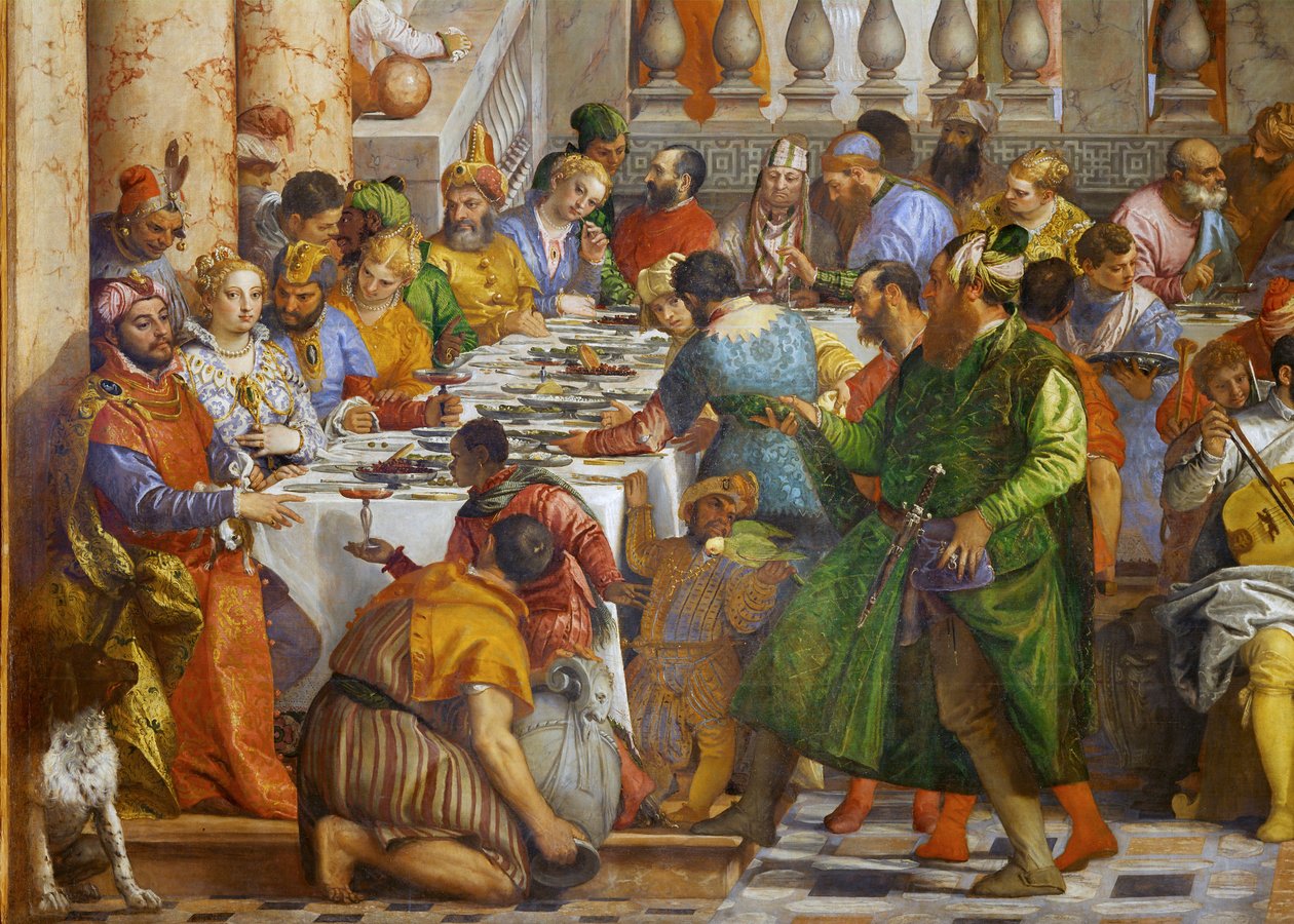 The Wedding at Cana by (1528 88) Veronese