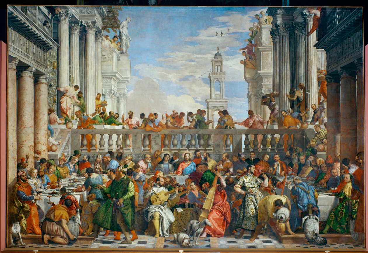 The Wedding at Cana by (1528 88) Veronese