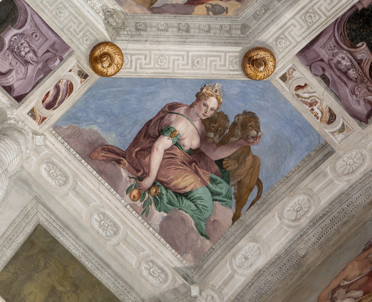 Paolo Caliari Known as Veronese, Fresco, Villa Barbaro, Maser, Italy by Veronese