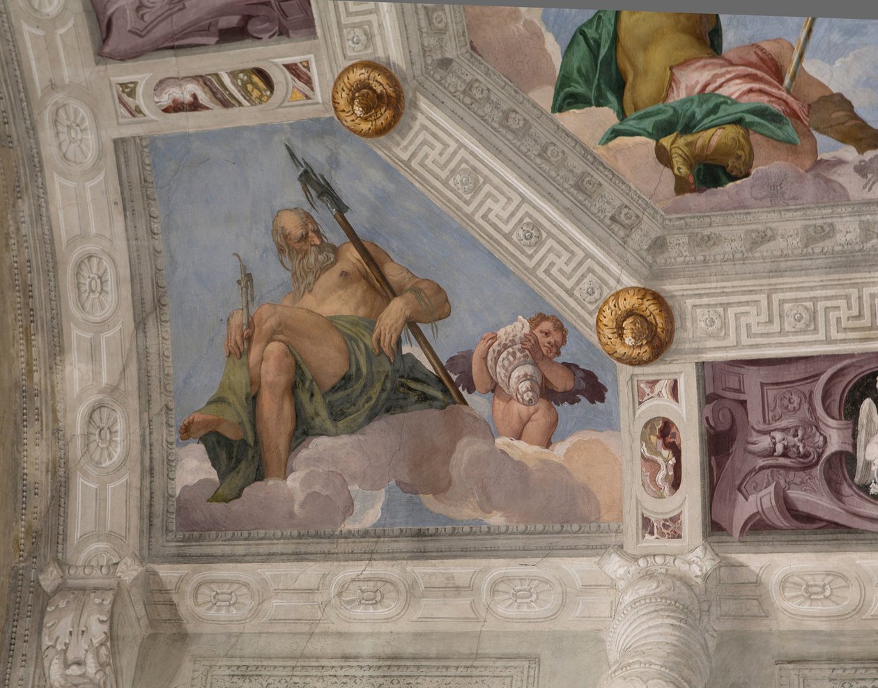 Paolo Caliari Known as Veronese, Fresco, Villa Barbaro, Maser, Italy by Veronese