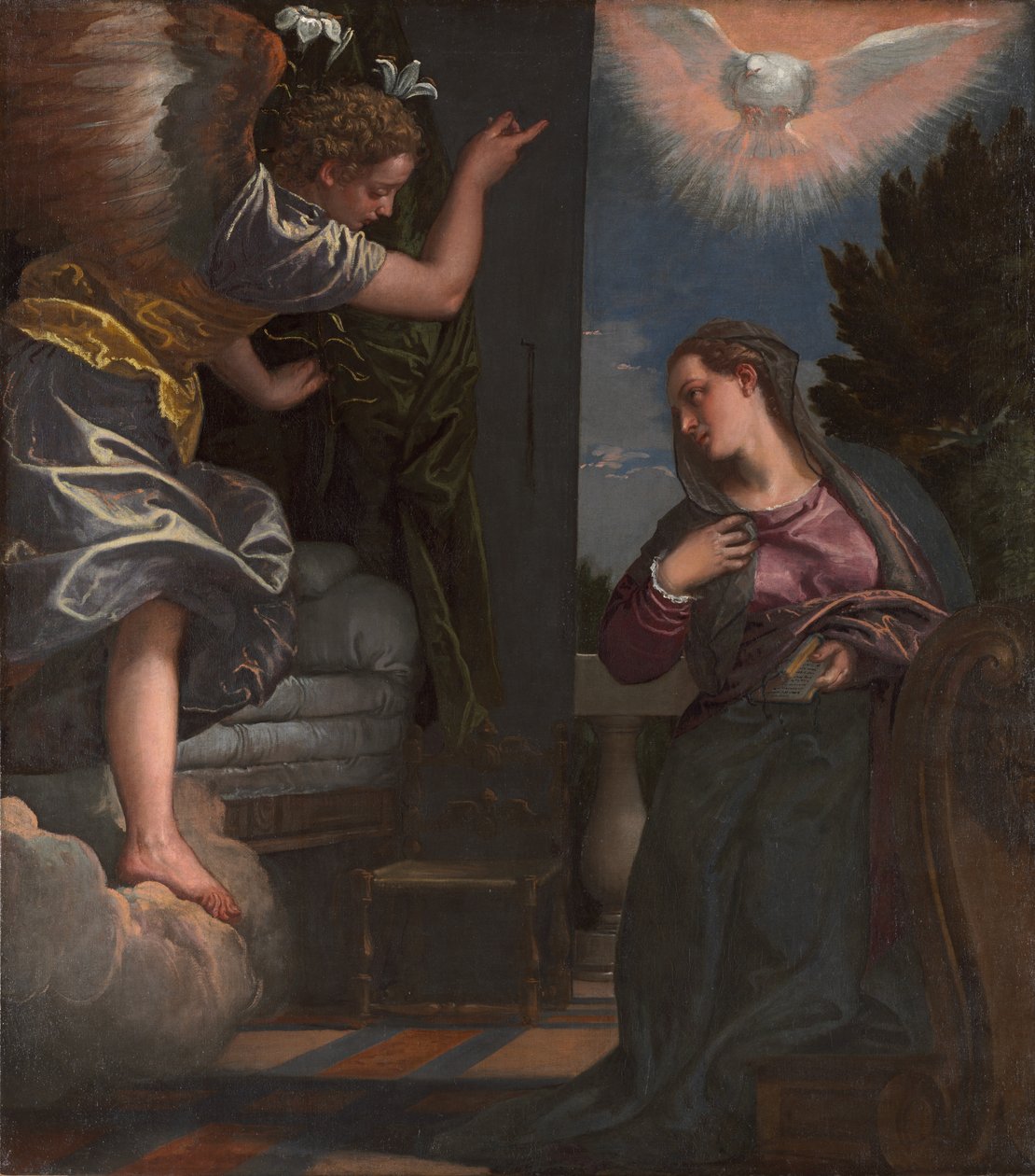 The Annunciation, c.1580 by (1528 88) Veronese