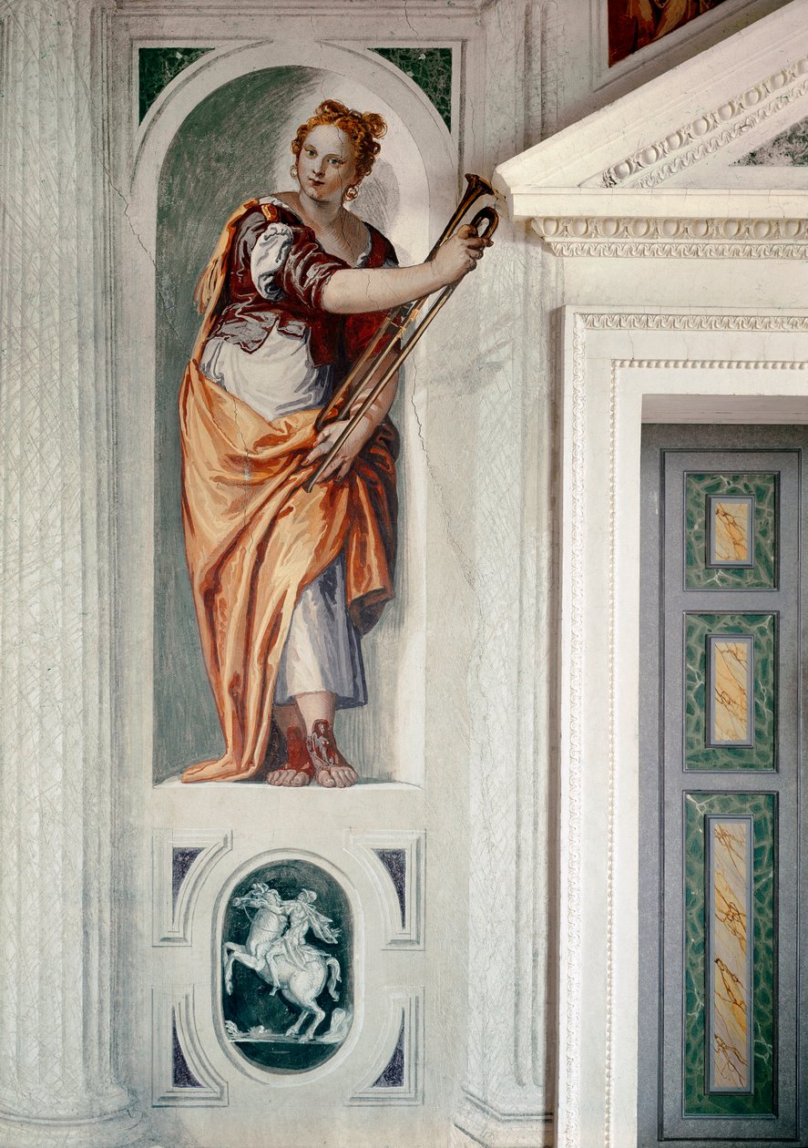 The trumpet player by Veronese