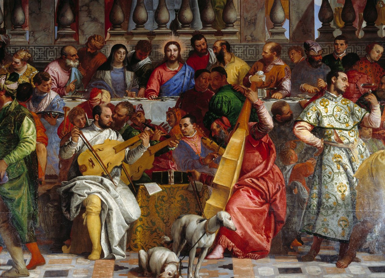 The wedding of Cana (detail) by Veronese