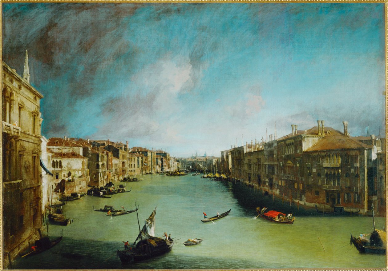 Canal Grande, Venice by (1697-1768) Canaletto