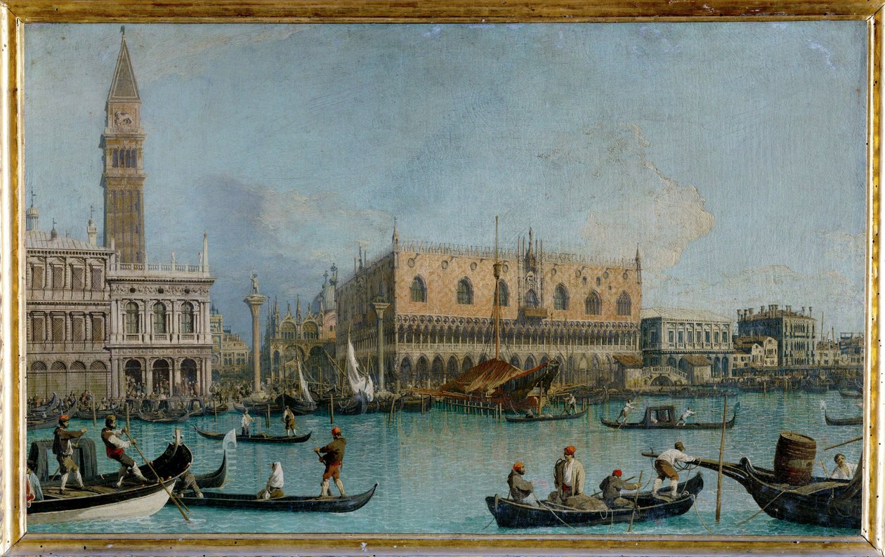The Palazzo Ducale in Venice by (1697-1768) Canaletto