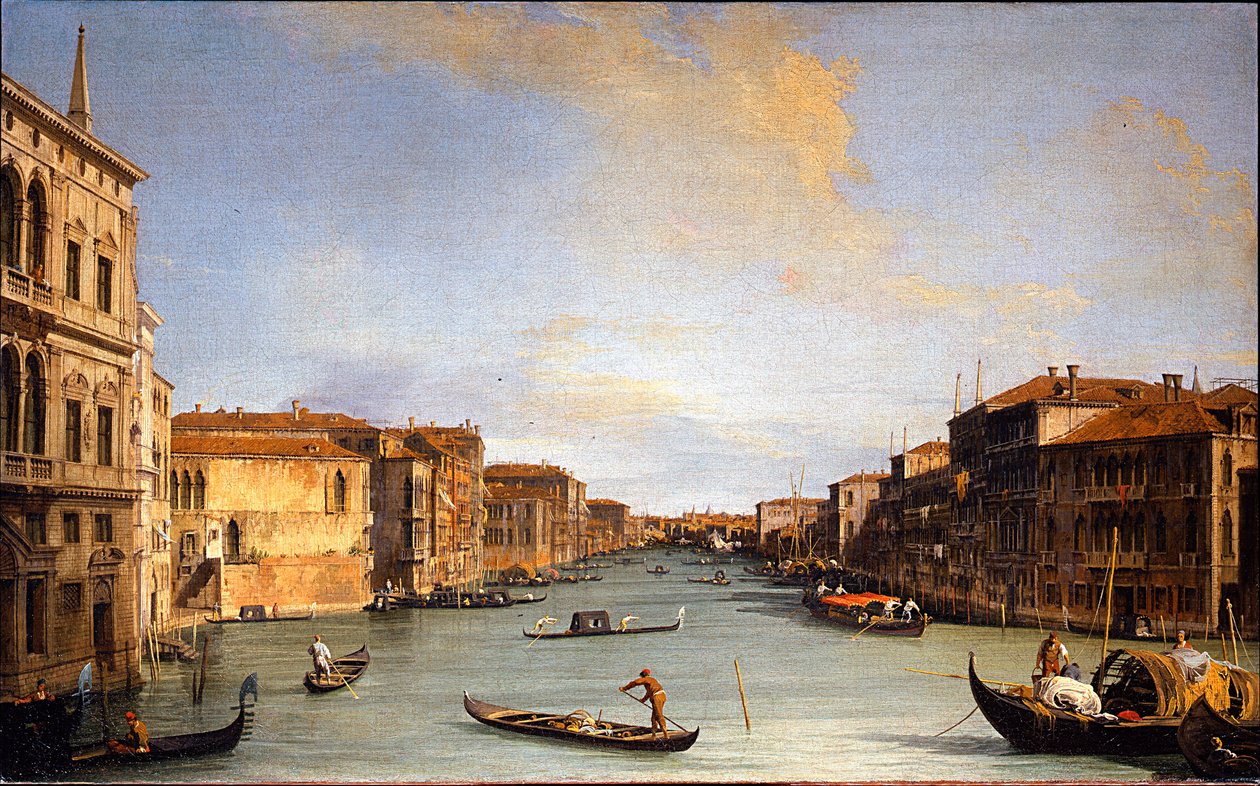 View of the Grand Canal by Canaletto