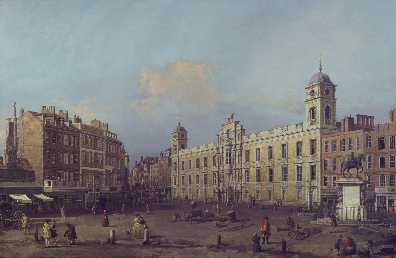 London, a view of Northumberland House, looking eastward by Canaletto