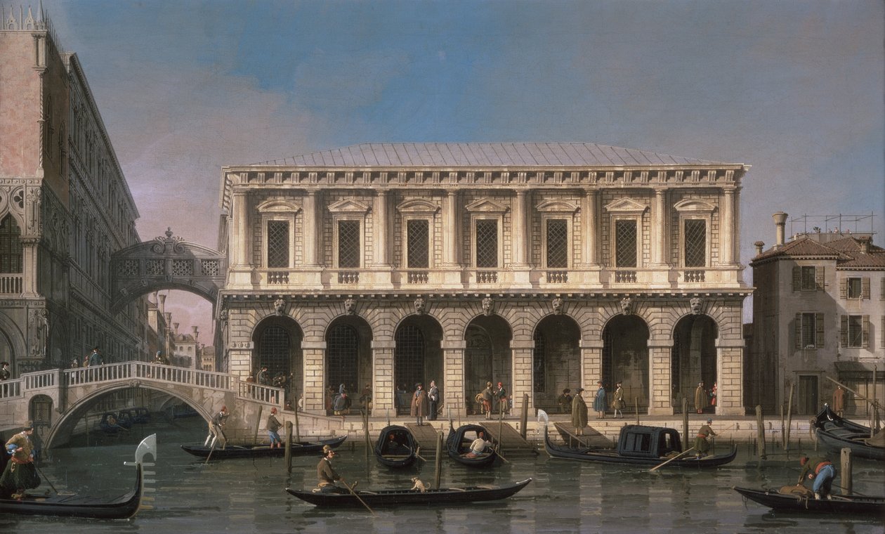 The Bridge of Sighs by Canaletto