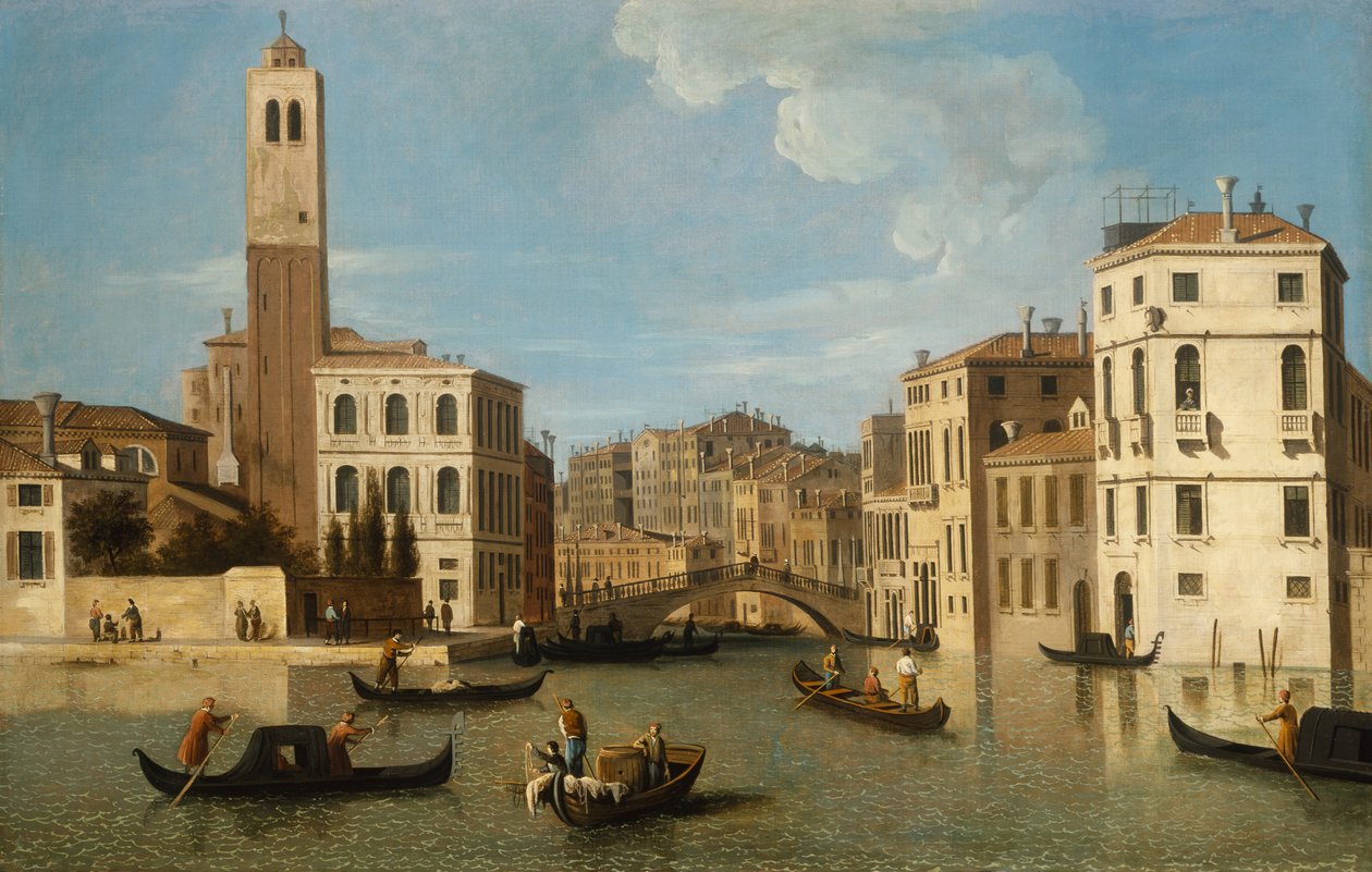 The Entrance to the Canareggio, Venice by Canaletto