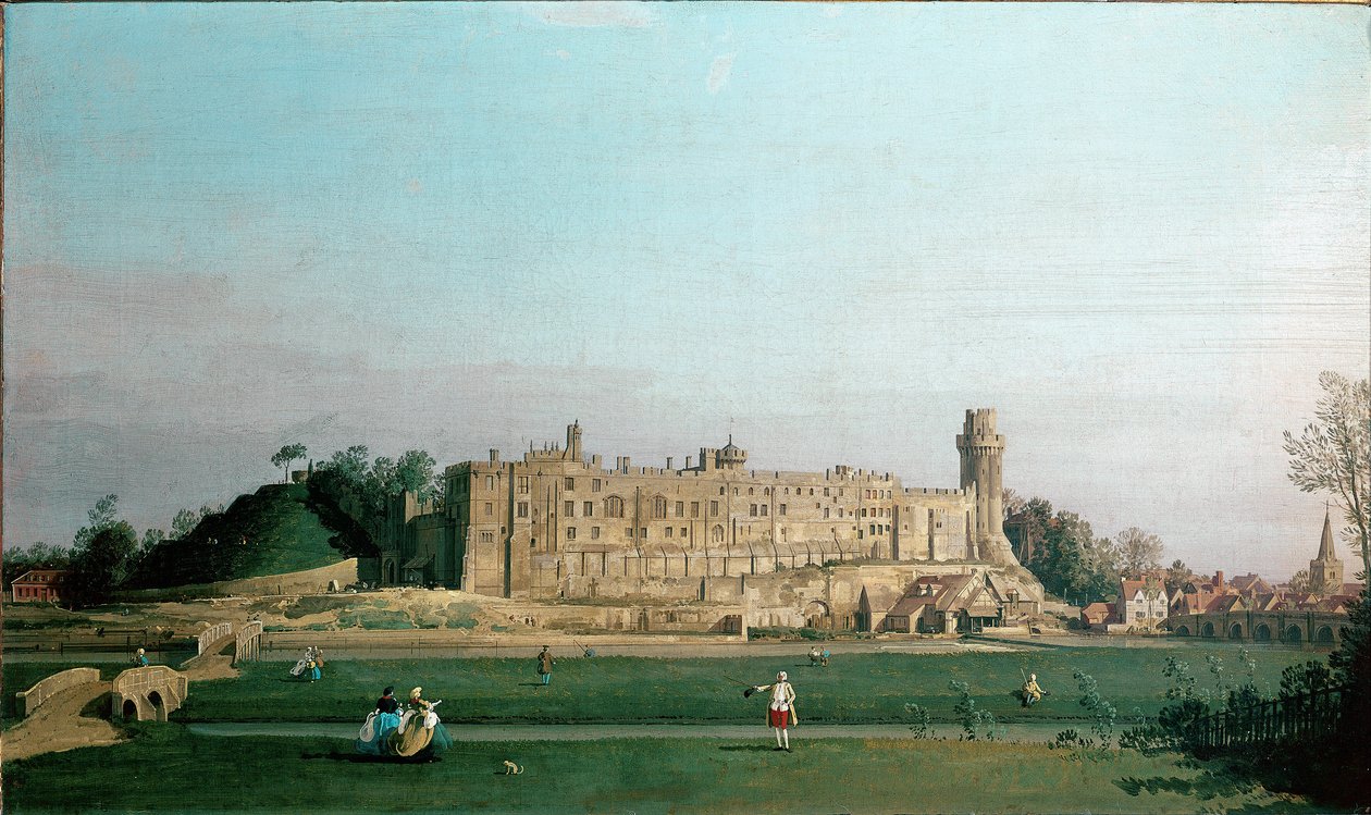 View of Warwick Castle by Canaletto